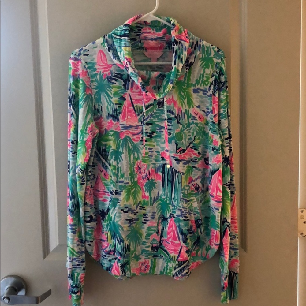 NWOT Lilly Pulitzer Fletcher Pullover Funnel Neck